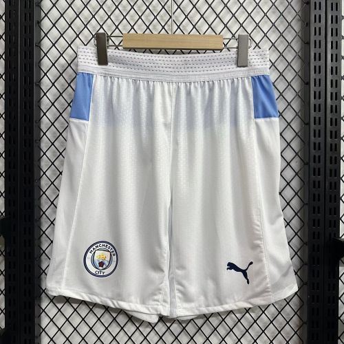 Player Version 2025-2026 Manchester City Home Soccer Shorts Football Shorts