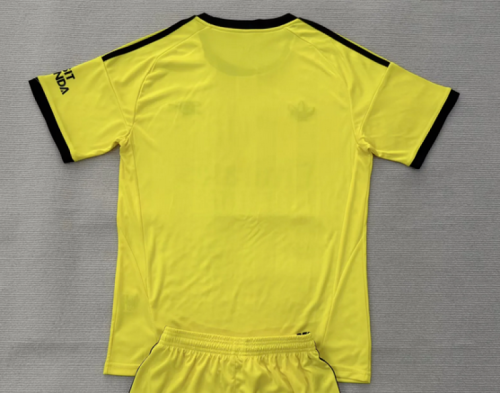 Fan Version Arsenal 2025-2026 Yellow Goalkeeper Soccer Jersey Football Shirt