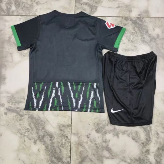 with LALIGA Patch Youth Uniform Kids Kit 2025-2026 Elche Away Soccer Jersey Shorts Child Football Set