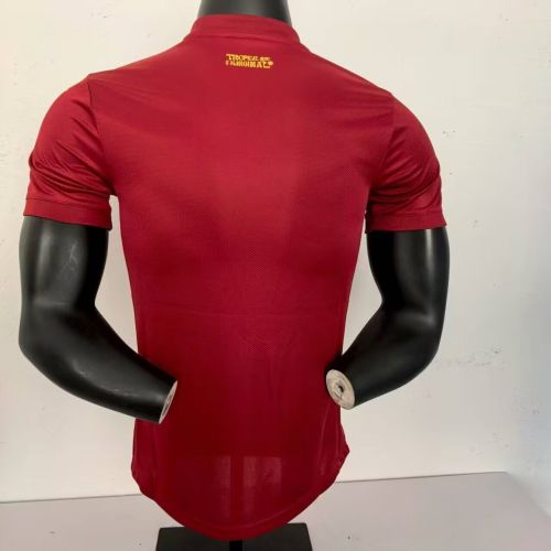 Player Version 2025-2026 Bahia Third Away Red Soccer Jersey Football Shirt