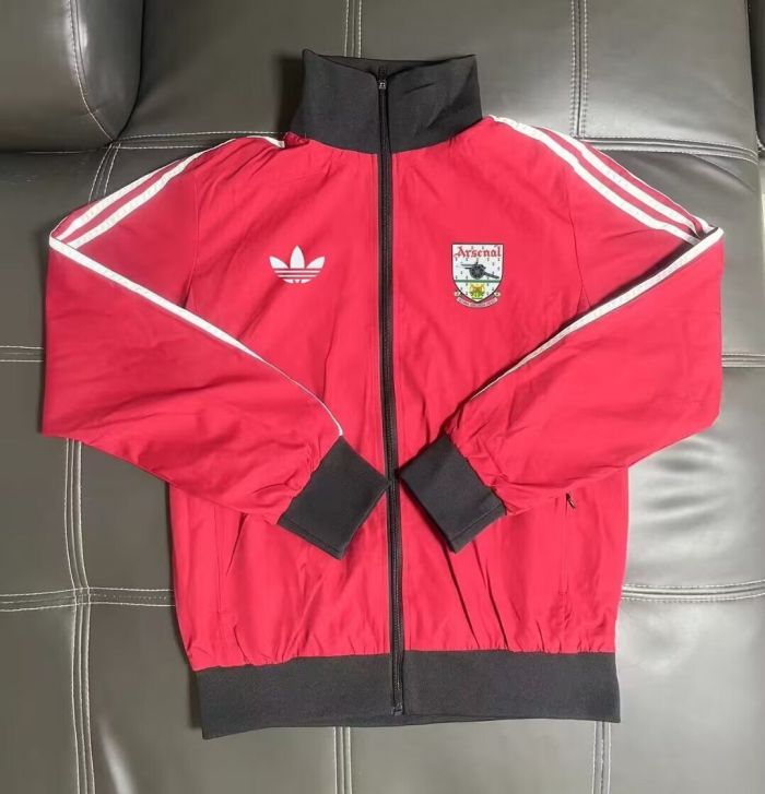 2025-2026 Arsenal Red/Black Soccer Jacket
