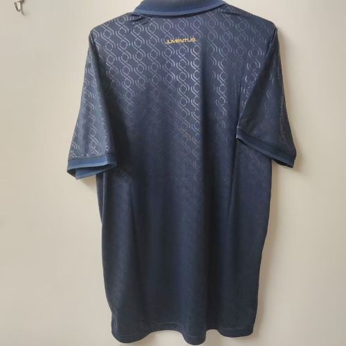 Embroidery Flower Version Maillot Juve Shirt Fans Version 2025-2026 Juventus Third Away Black Soccer Jersey Football Shirt