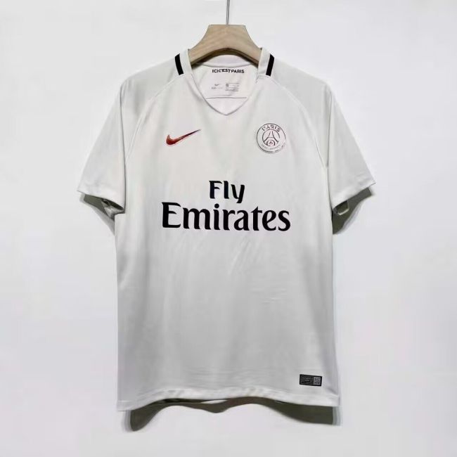 Retro Jersey 2016-2017 PSG Third Away White Soccer Jersey Vintage Paris Football Shirt