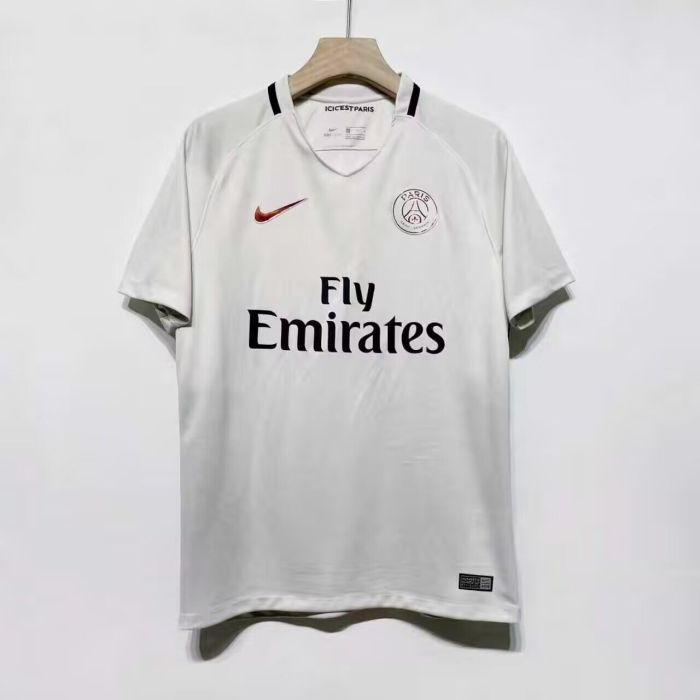 Retro Jersey 2016-2017 PSG Third Away White Soccer Jersey Vintage Paris Football Shirt