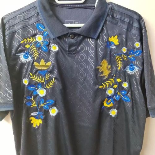 Embroidery Flower Version Maillot Juve Shirt Fans Version 2025-2026 Juventus Third Away Black Soccer Jersey Football Shirt