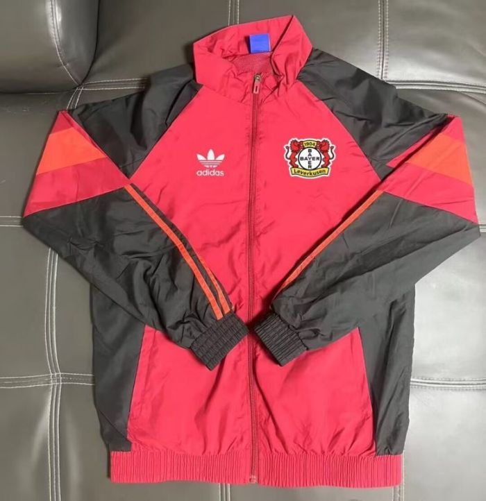 2025-2026 Leverkusen Red/Black Soccer Windbreaker Jacket Football Jacket