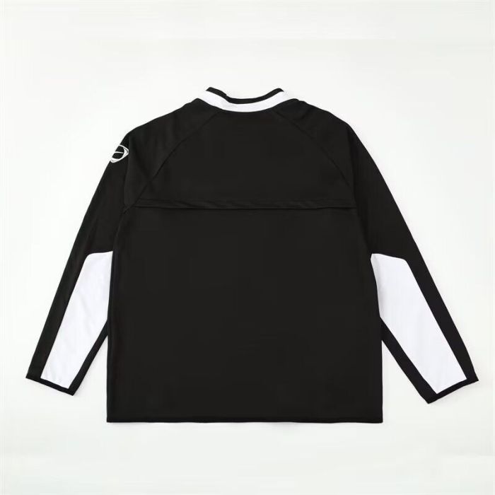 Retro Sweater 2002-2003 Manchester United Black Soccer Training Sweater Football Shirt