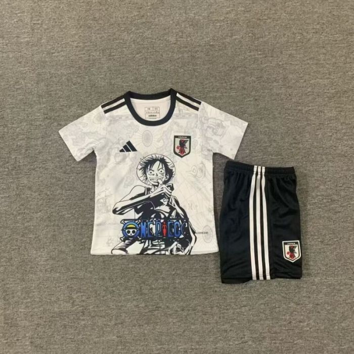 Youth Uniform Kids Kit 2025 Japan Comic Soccer Jersey Shorts Child Football Set