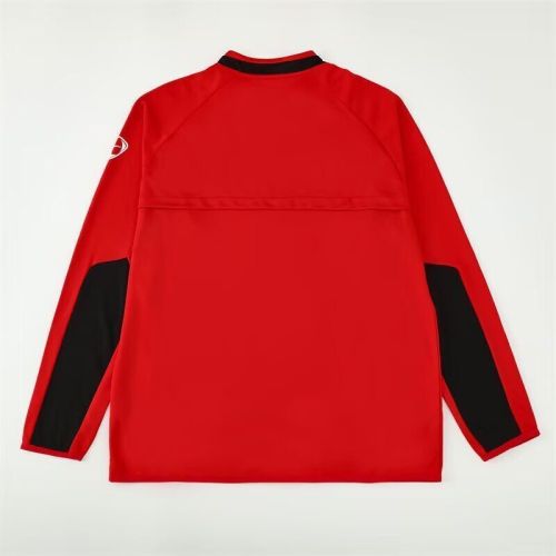 Retro Sweater 2002-2003 Manchester United Red Soccer Training Sweater Football Shirt