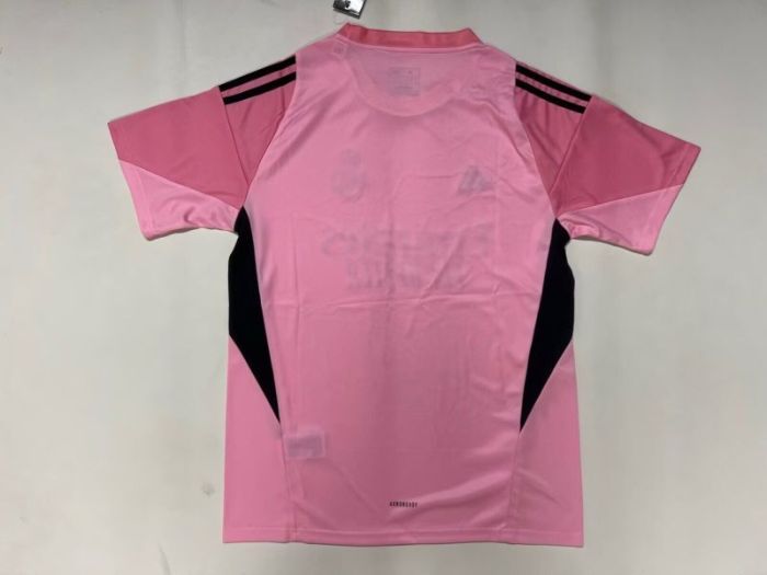 Fans Version 2025-2026 Real Madrid Pink Goalkeeper Soccer Jersey Real Football Shirt