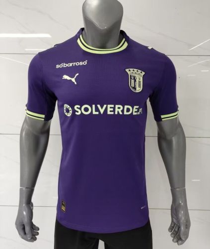 Fans Version 2025-2026 Braga Third Away Purple Soccer Jersey Football Shirt