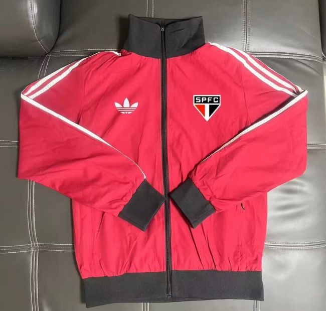 2025-2026 Sao Paulo Red/Black Soccer Jacket