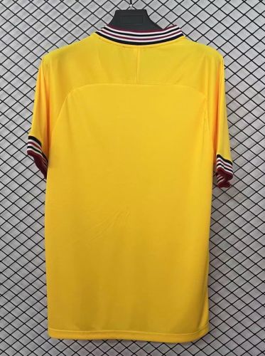 Retro Jersey 1986-1987 Sunderland Third Away Yellow Soccer Jersey Vintage Football Shirt