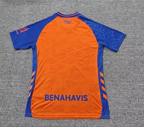 Fan Version 2025-2026 Malaga Third Away Orange Soccer Jersey Football Shirt