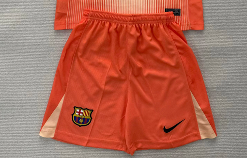 Fan Version 2025-2026 Barcelona Orange Goalkeeper Soccer Shorts Football Shorts