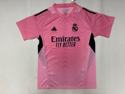 Fans Version 2025-2026 Real Madrid Pink Goalkeeper Soccer Jersey Real Football Shirt