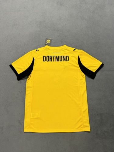 with Sponor Logo Fan Version 2025-2026 Borussia Dortmund UCL Home Soccer Jersey BVB Football Shirt