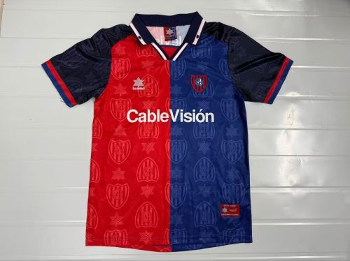 Retro Jersey 1999-2000 San Lorenzo Home Soccer Jersey Vintage Football Shirt