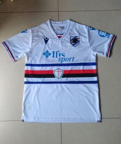 Fans Version 2025-2026 Sampdoria Away White Soccer Jersey Football Shirt