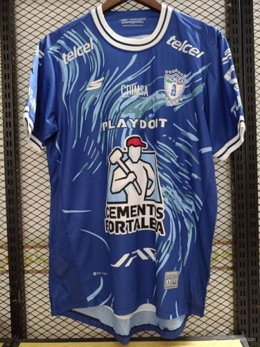 Fans Version 2025-2026 Pachuca Away Blue Soccer Jersey Football Shirt