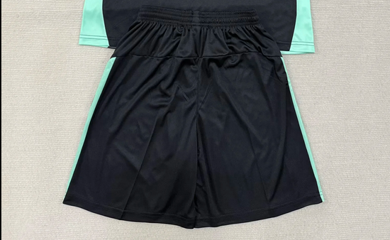 Fan Version 2025-2026 Real Betis Third Away Black Soccer Shorts Football Shorts
