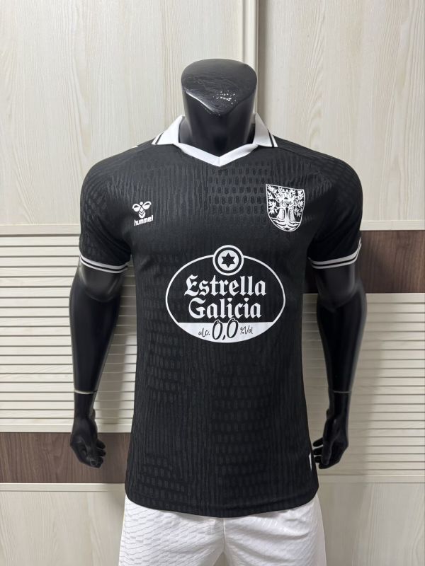 Player Version 2025-2026 Celta de Vigo 100th Anniversary Black Soccer Jersey Football Shirt