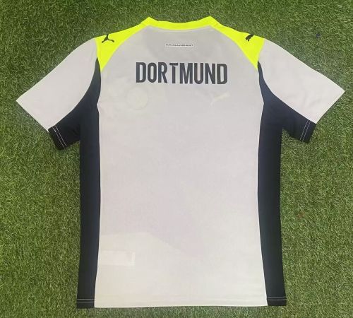 Fan Version 2025-2026 Borussia Dortmund Away Soccer Jersey BVB Football Shirt