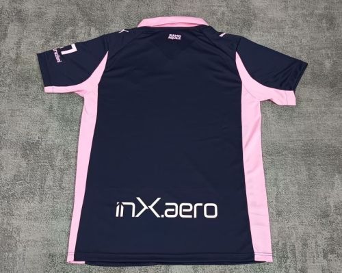 with Sponor Logo Fans Version 2025-2026 Palermo Away Dark Blue Soccer Jersey Football Shirt