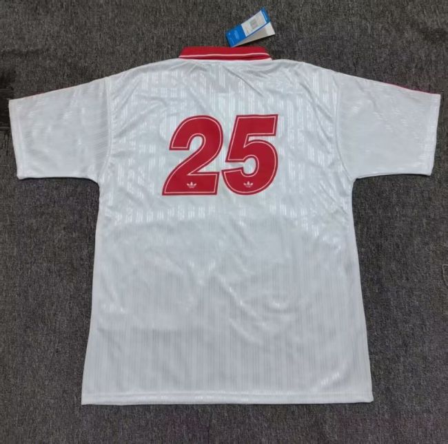 Fan Version 2025-2026 AD Oasis 25 White/Red Soccer Jersey Football Shirt