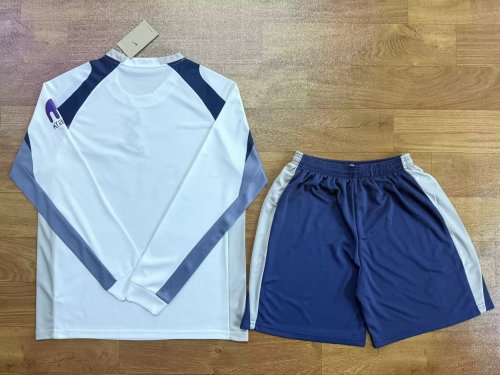 Long Sleeve Adult Uniform 2025-2026 TOT Home Soccer Jersey Shorts Spurs Football Kit