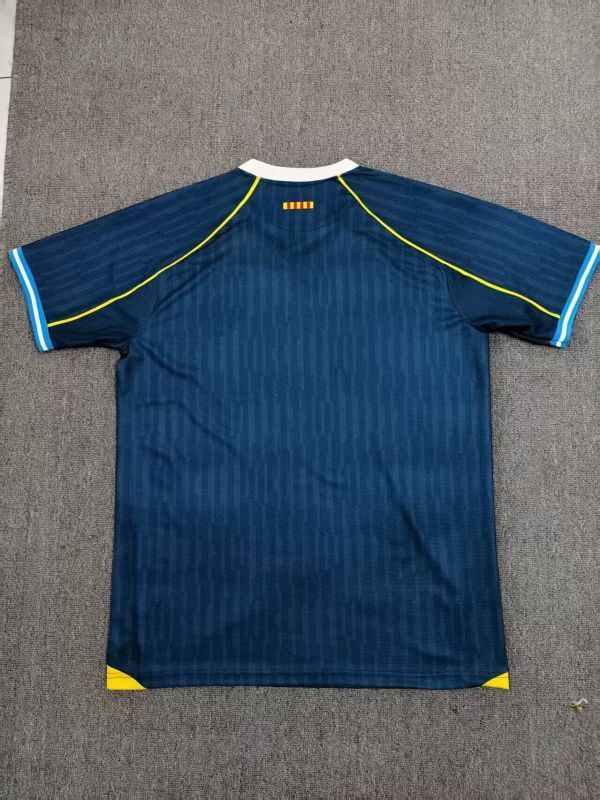 Fan Version 2025-2026 Espanyol Third Away Blue Soccer Jersey Football Shirt