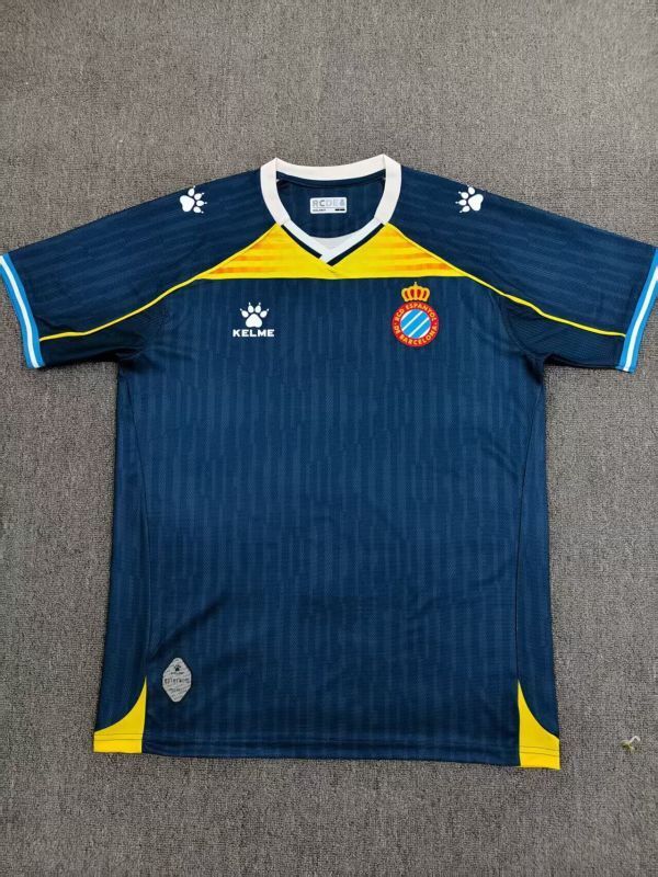 Fan Version 2025-2026 Espanyol Third Away Blue Soccer Jersey Football Shirt