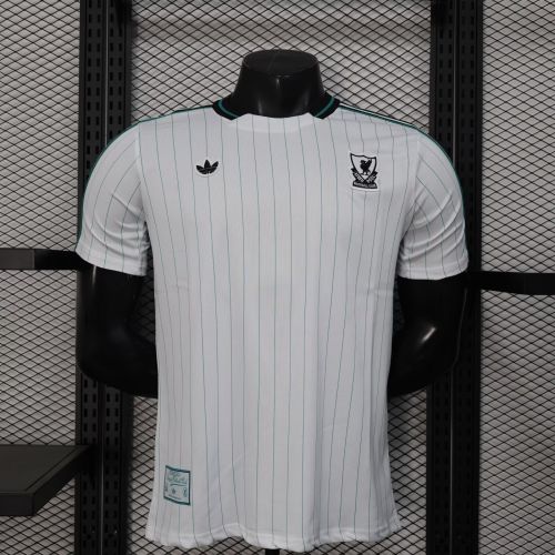 Player Version 2025-2026 Liverpool White Icon Soccer Jersey Football Shirt