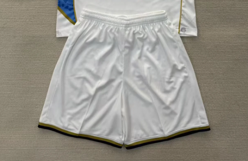 Fan Version 2025-2026 Deportivo La Coruna Third Away White Soccer Shorts Football Shorts