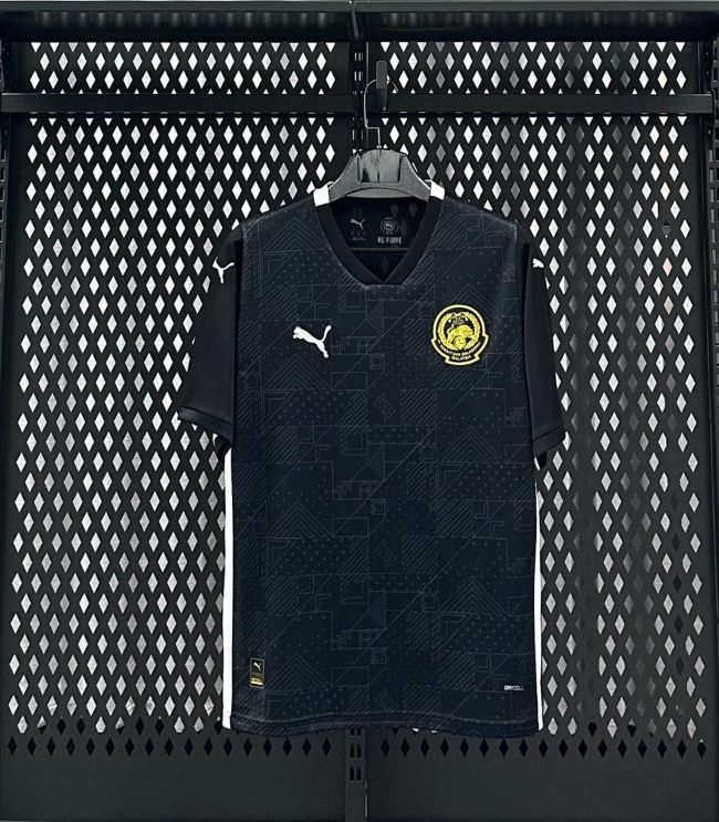 Fans Version 2026 Malaysia Away Black Soccer Jersey Football Shirt