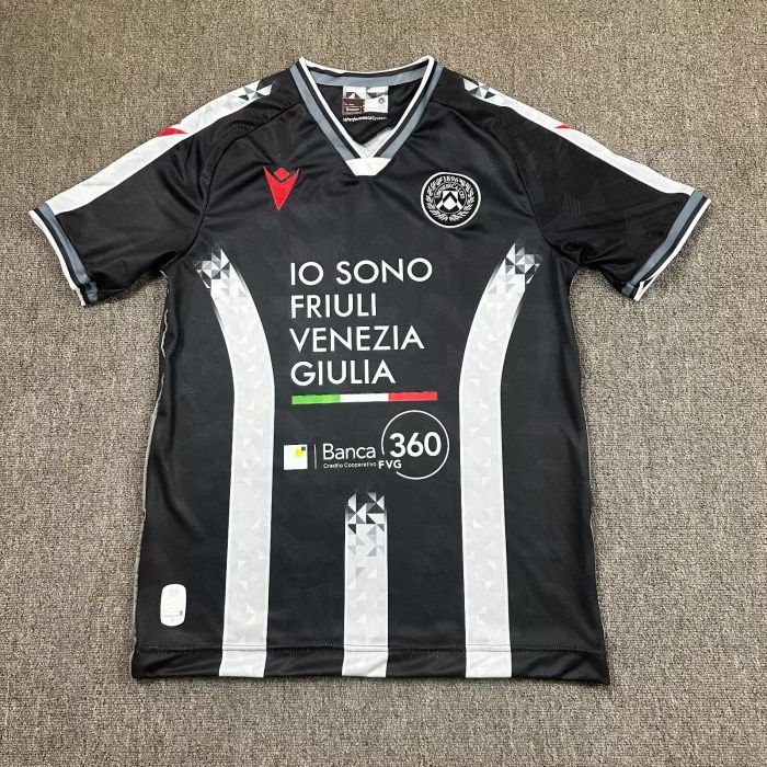 Fans Version 2025-2026 Udinese Calcio Home Soccer Jersey Football Shirt