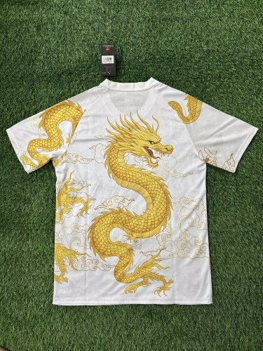 Fan Version 2025-2026 Porto White/Gold Dragon Special Edition Soccer Jersey Football Shirt