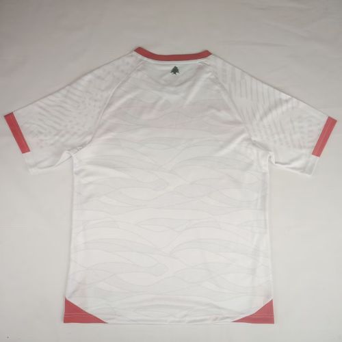 Fan Version 2025 Lebanon White Soccer Jersey Football Shirt