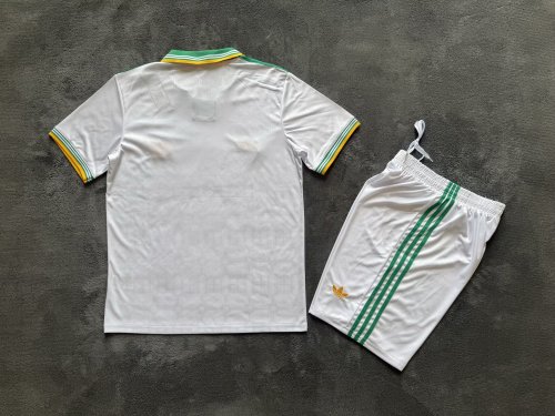 Adult Uniform 2025-2026 As Roma Third Away White Soccer Jersey Shorts Men's Football Shirt