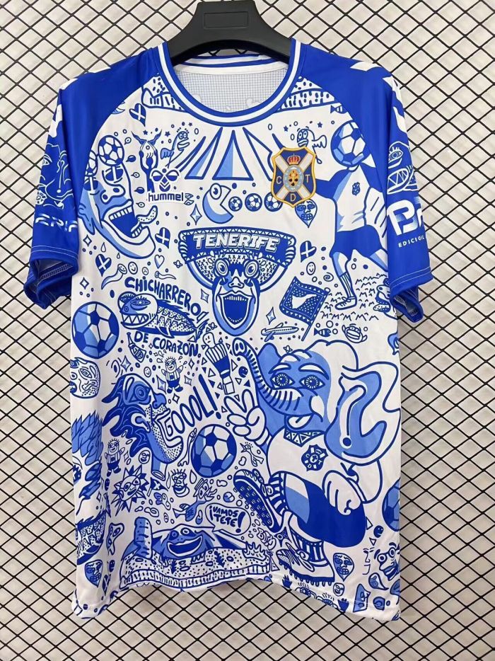Fan Version 2025-2026 Tenerife Limite Edition Soccer Jersey Tenerice Football Shirt