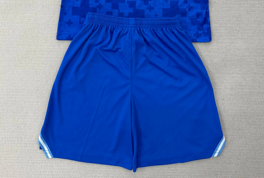 Fan Version 2025-2026 Leverkusen Third Away Blue Soccer Shorts Football Shorts