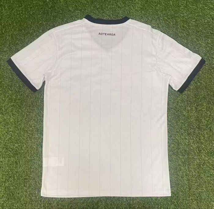 Fan Version 2026 New Zealand White Soccer Jersey Football Shirt