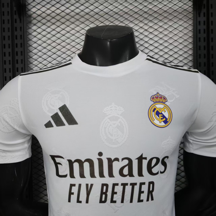 Player Version 2025-2026 Real Madrid White Special Edition Soccer Jersey Real Football Shirt