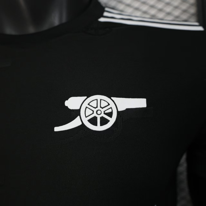 Player Version 2025-2026 Arsenal Black Casual Footbal Shirt Soccer Jersey