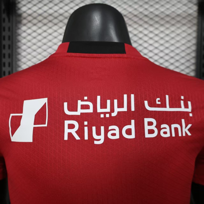 Player Version 2025-2026 Al-Hilal Saudi Red Soccer Jersey ALHILAL Football Shirt