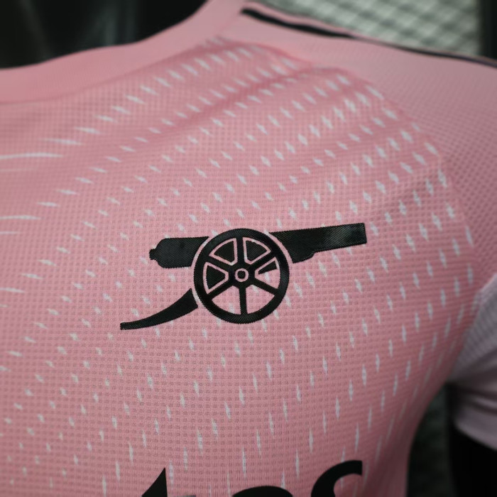 Player Version 2025-2026 Arsenal Pink Footbal Shirt Soccer Jersey