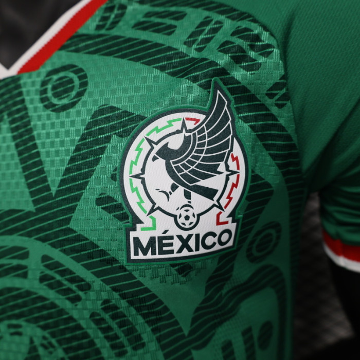 Player Version 2026 Mexico Home Soccer Jersey Football Shirt