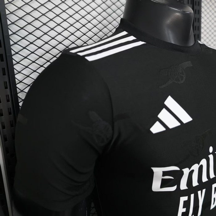 Player Version 2025-2026 Arsenal Black Casual Footbal Shirt Soccer Jersey