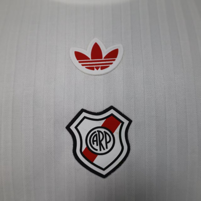 Player Version 2025-2026 River Plate White Casual Soccer Jersey Football Shirt