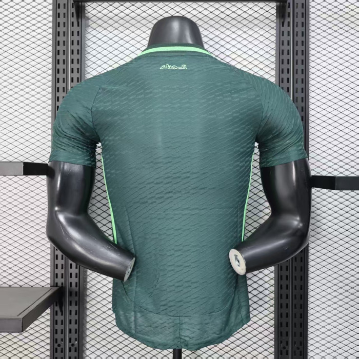 Player Version 2025-2026 Algeria Green Soccer Jersey Football Shirt